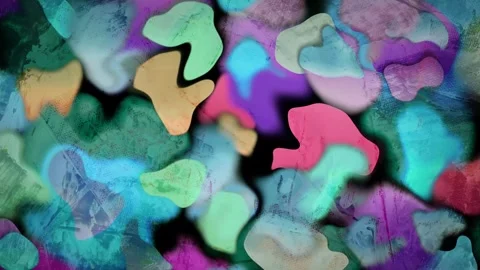 Animation abstract loop colored motion background texture art design video 스톡 동영상 251737146