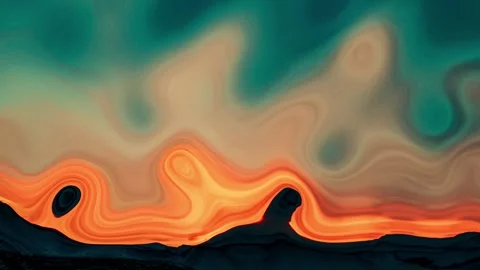 Animation abstract loop colored motion background texture art design video Stock-Footage 251737174