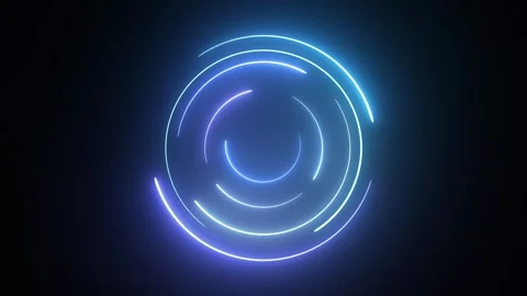 Animation abstract loop colored motion background texture art design video Stock Footage 251737214
