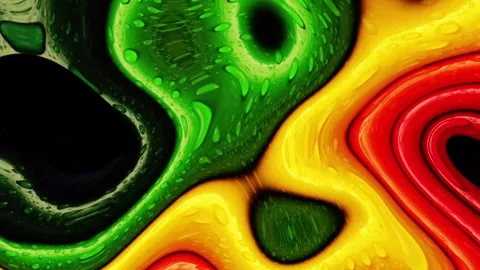 Animation abstract loop colored motion background texture art design video Stock-Footage 251737330