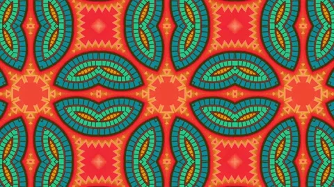 Animation abstract loop colored motion background texture art design video Stock Footage 255508158