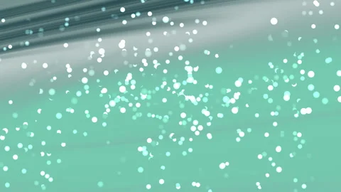 Animation Abstract motion design of glowing white light particles Video stock 346891750