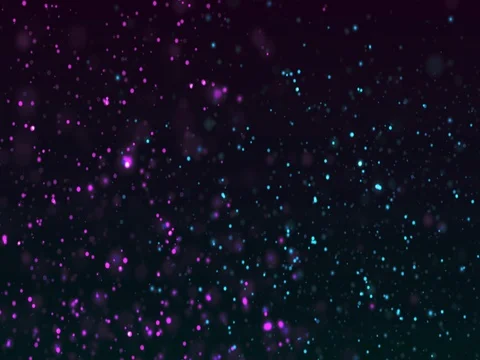 Animation Abstract Multi-Colored Particles Background Stock Footage