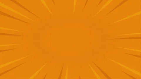 Animation of abstract orange color comic background with pop art style Stock Footage 315140722