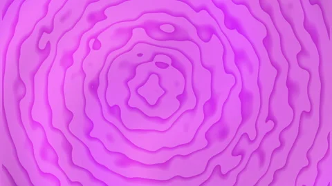 Animation abstract pink concentric wavy circular ripple patterns background. Stock Footage 337077008