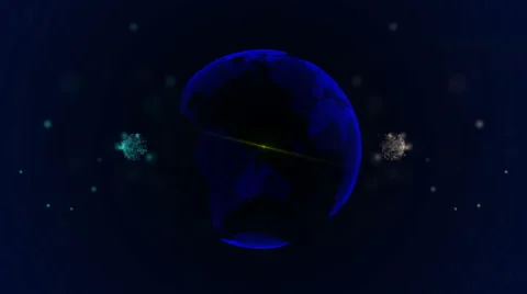 Animation-Abstract Planet Earth Stock Footage 50198301