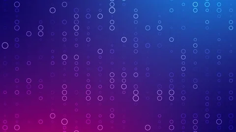 Animation of an abstract shape with a blue and pink gradient. Seamless Stock Footage 254676536