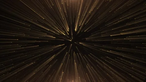 Animation of abstract sparkling particles emitting bright lights Stock Footage 270949508