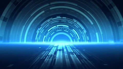 Animation of an abstract tech background... | Stock Video | Pond5