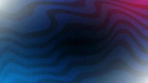 Animation of abstract wave lines in blue and pink Stock Footage 228045275