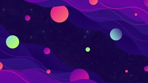 Animation of abstract wavy background with copy space Stock Footage 263599866