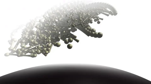 Animation of an alien Structure in 4K Stock Footage 59187669