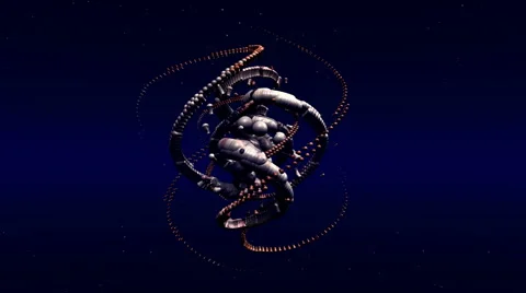 Animation of an alien Structure in 4K Stock Footage 59189047
