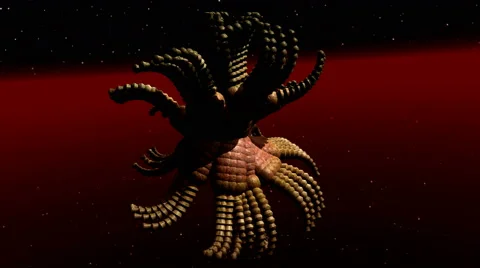 Animation of an alien Structure in 4K Stock Footage 59190081