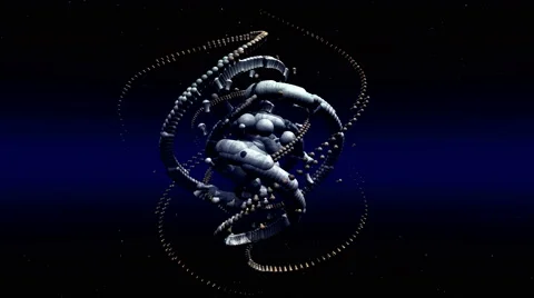 Animation of an alien Structure in 4K Stock Footage 59190857