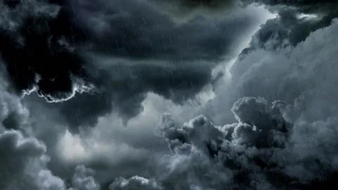 Animation amazing thunderstorm Video stock 237265987