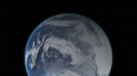 Animation of Antarctica from space Stock Footage 68933700