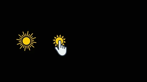 Animation of the appearance of the sun and its movement Stock Footage 160985883