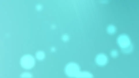 Animation aqua blue gradient background with blurry light circular spots or boke Stock Footage 319061959
