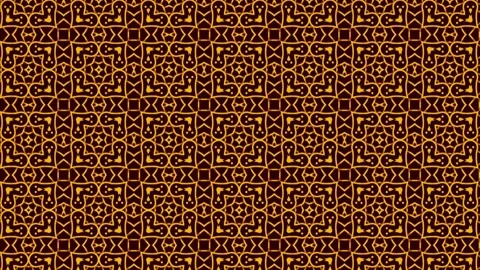 Animation With Arabic Decorative Seamless Pattern In Sliding Motion. Stock Footage 201226871
