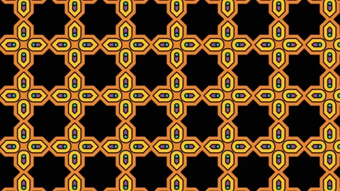 Animation With Arabic Decorative Seamless Pattern In Sliding Motion. Stock Footage 202123020