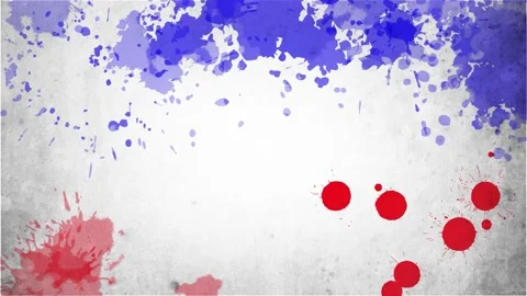Animation. Armed Forces Day. Background of USA flag drawing made of blue and red Stock Footage 131756657