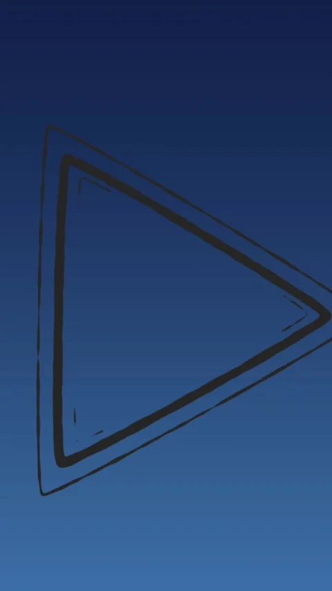 Animation of arrow icon over blue background with copy space Stock Footage 344635965