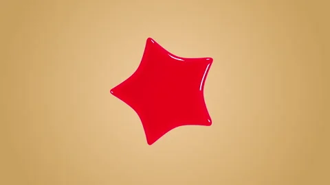 Animation of an asterisk on the topic of emotions and reactions in social net Stock Footage 251803085