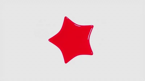 Animation of an asterisk on the topic of emotions and reactions in social net Stock Footage 251803929