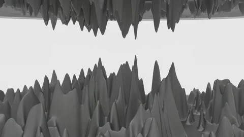 Animation of attraction of two sound waves. Stock Footage 146567361