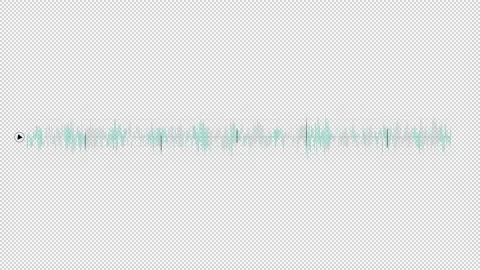 Animation of an audio spectrum consisting of pointed bars. Stock Footage 232350313