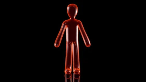 Animation of a Avatar icon with changing Moods Stock Footage 76942085