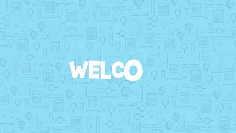 Animation of back to school on green background Video stock 92014146