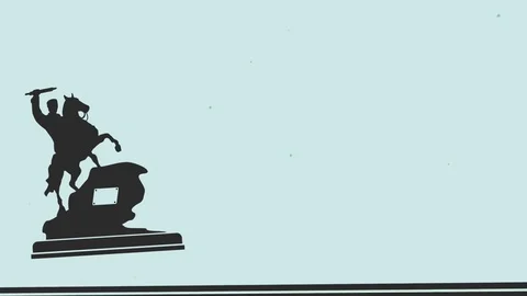 Animation Background City Park Stock Footage 70673368