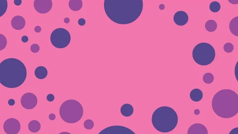 Animation background with colorful circles Stock Footage 161426211