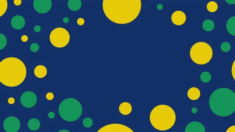 Animation background with colorful circles Stock Footage 161426286
