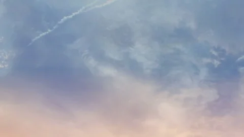 Animation Background, Flying Through Clouds Stock Footage 79781992