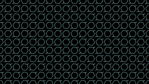 Animation background with hexagon and lines 스톡 동영상 105960440