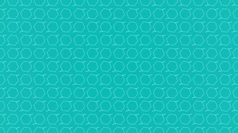 Animation background with hexagon and lines Video stock 105960687