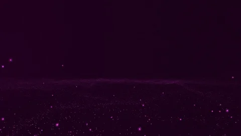 Animation background moving with tiny purple like particles Splash like waves Stock Footage 89346755