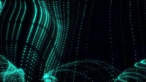 Animation Background particles animation In 4K Stock Footage 335773029