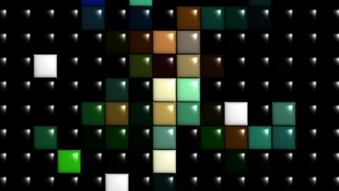 Animation background puzzle motion glowing red and white. Stock Footage 122228855