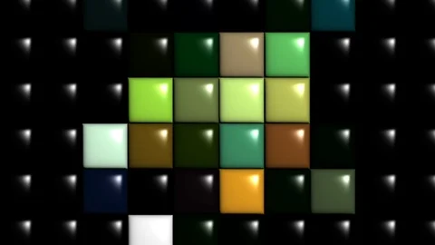 Animation background puzzle motion glowing red and white. Stock Footage 122228882