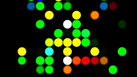 Animation background puzzle motion many colors Stock Footage 122229139