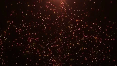 Animation background of shining falling particles. Video stock 234197580