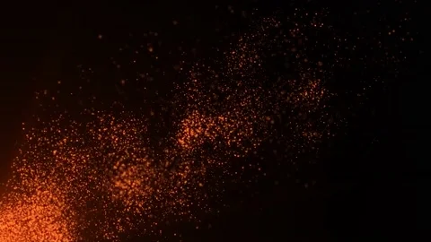 Animation background of shining particles. Stock Footage 237994748