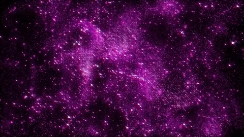Animation background of shining purple particles. Stock Footage 236496179