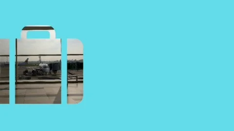 Animation of bag with motion effect Video stock 129681054