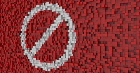 Animation - Banned. Stock Footage 129996124
