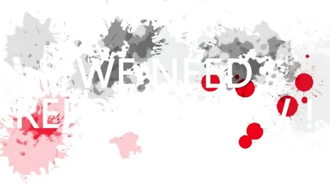 Animation banner with slogan. We need reform now. Drawn background with Stock Footage 131922109